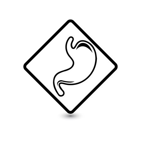 stomach care icon designs concept vector illustrationのイラスト素材