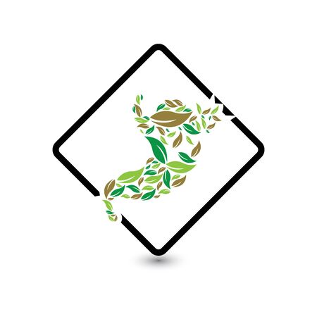 stomach care icon designs concept vector illustrationのイラスト素材