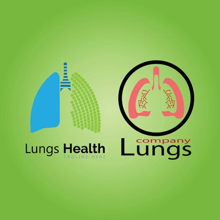 human lungs icon vector illustration designのイラスト素材