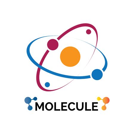 Molecule symbol logo template vector illustration designのイラスト素材