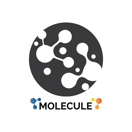 Molecule symbol logo template vector illustration designのイラスト素材