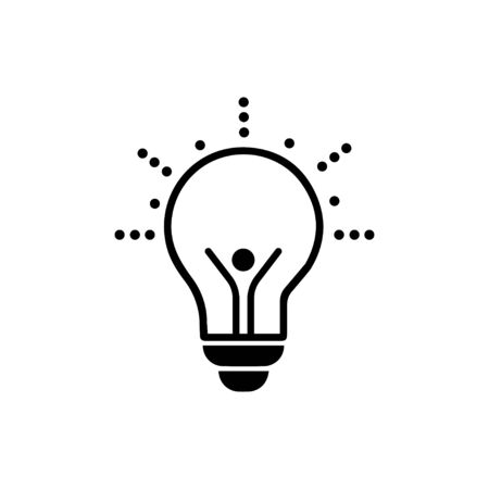 light bulb symbol vector design illustrationのイラスト素材