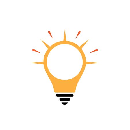 light bulb symbol vector design illustrationのイラスト素材