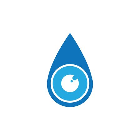 Water drop Logo Template vector illustration designのイラスト素材