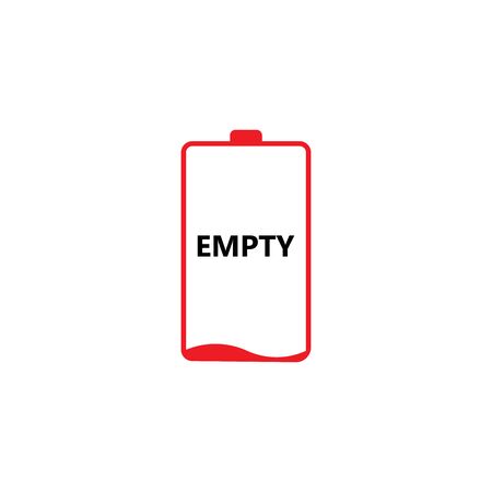 Battery icon design template vector illustrationのイラスト素材