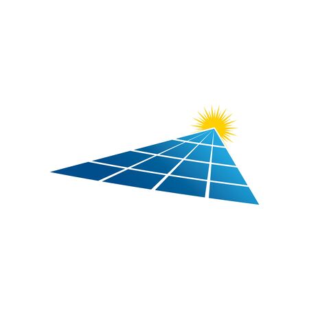 Solar Energy vector icon illustration design templateのイラスト素材