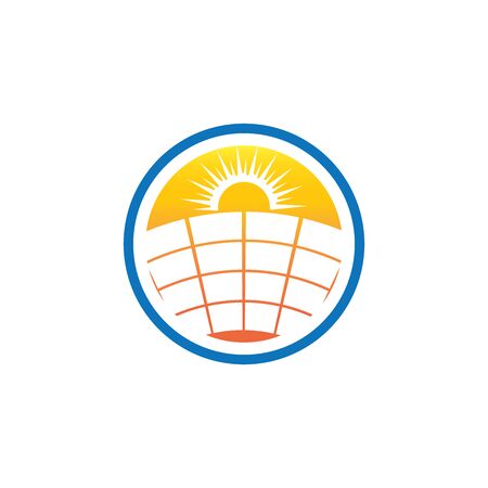 Solar Energy vector icon illustration design templateのイラスト素材