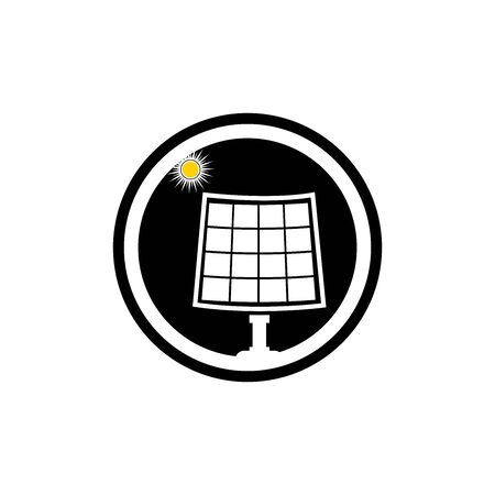 Solar Energy vector icon illustration design templateのイラスト素材