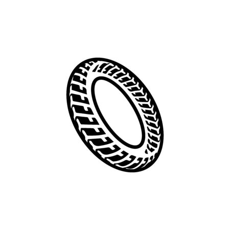 Tire vector icon illustration design templateのイラスト素材