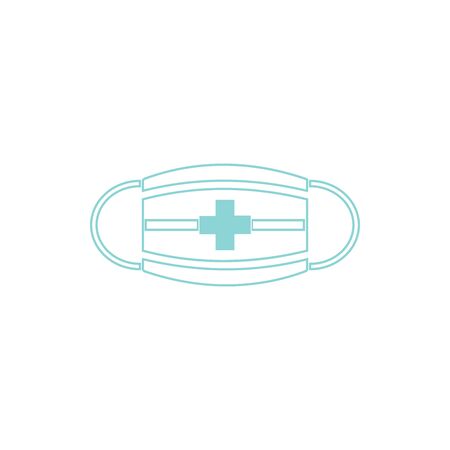 vector mask icon illustration template designのイラスト素材