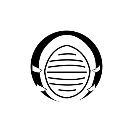 vector mask icon illustration template designのイラスト素材
