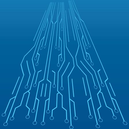 circuit logo template vector icon illustration designのイラスト素材