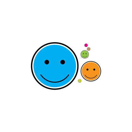 bubble icon vector illustration design templateのイラスト素材