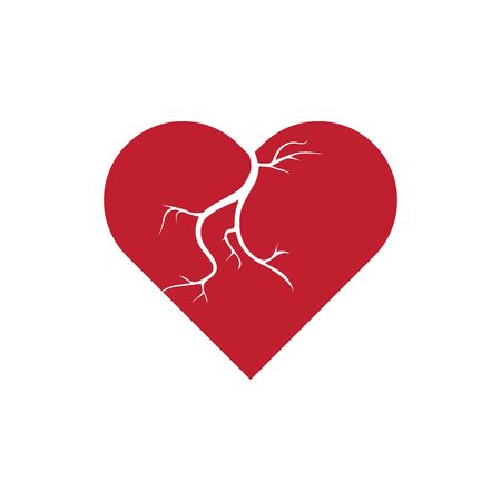 human veins, red blood vessels design and arteries Vector illustration isolatedのイラスト素材