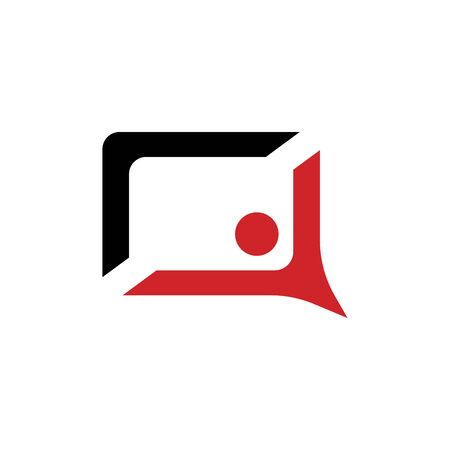 A Letter Logo Template vector icon illustrationのイラスト素材