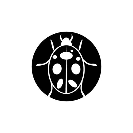 bug vector illustration icon design templateのイラスト素材