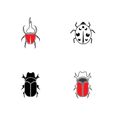 bug vector illustration icon design templateのイラスト素材