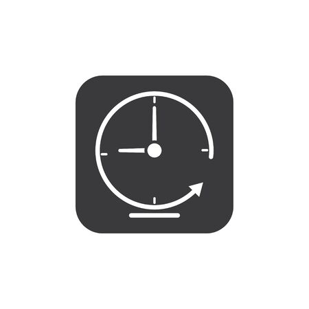 Time vector icon , 24 Hour icon vector illustration design templateのイラスト素材