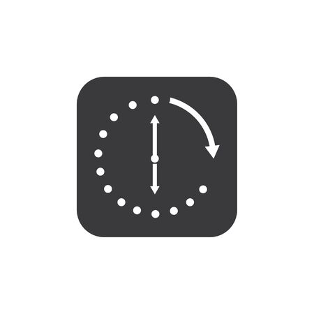 Time vector icon , 24 Hour icon vector illustration design templateのイラスト素材