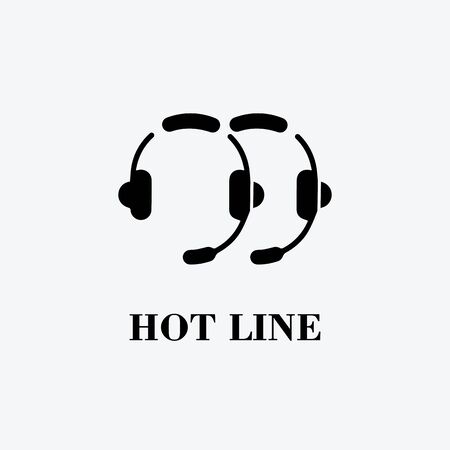 call center icon Vector illustration designのイラスト素材