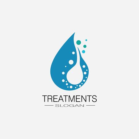 Hair treatments icon illustration template designのイラスト素材