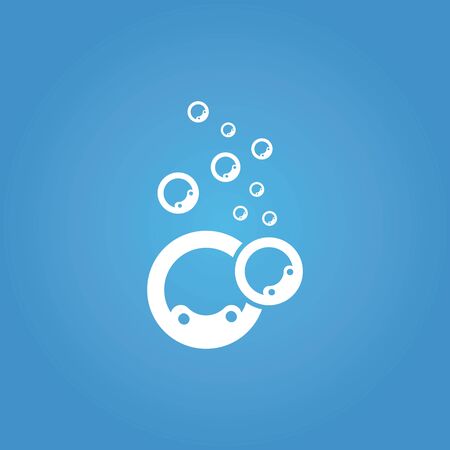 Bubble  icon vector illustration design templateのイラスト素材