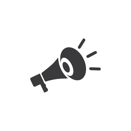 Megaphone   Volume Audio   Speaker waves vector illustration design templateのイラスト素材