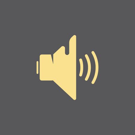 Megaphone   Volume Audio   Speaker waves vector illustration design templateのイラスト素材