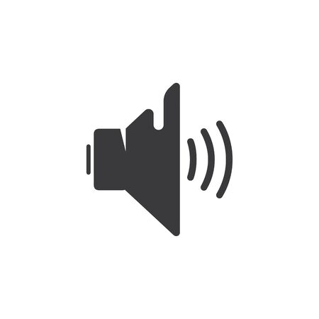 Megaphone   Volume Audio   Speaker waves vector illustration design templateのイラスト素材