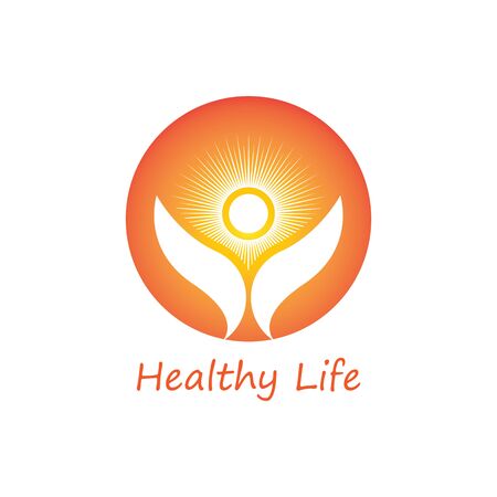 Logos of green Tree leaf ecology nature element vectorのイラスト素材