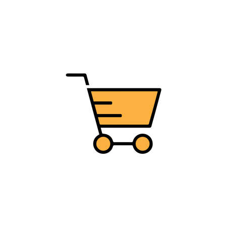Shop, store basket vector icon Template illustration designのイラスト素材