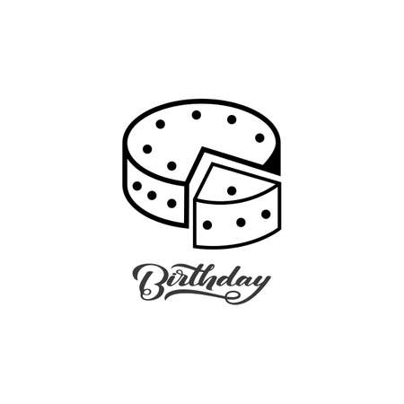 Cake sign icon vector illustration design templateのイラスト素材