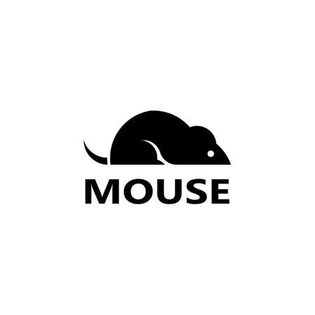 Mouse animal vector.Rat logo icon vector design templateのイラスト素材