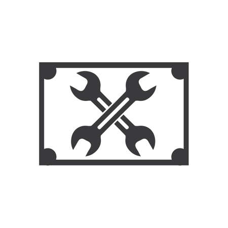 Service Tools vector icon illustration design templateのイラスト素材