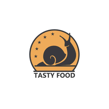 Snail  illustration vector template icon designのイラスト素材