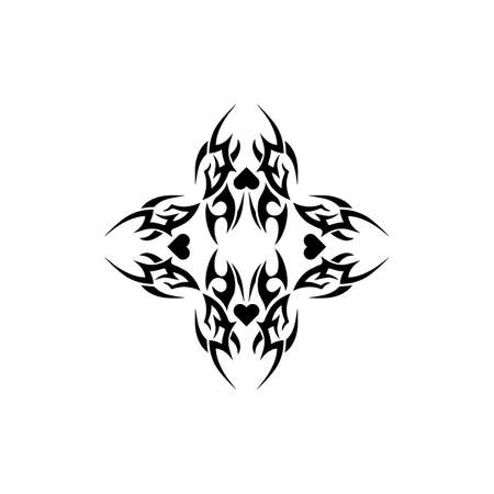 tribal ethnic tattoo icon vector illustration design templateのイラスト素材