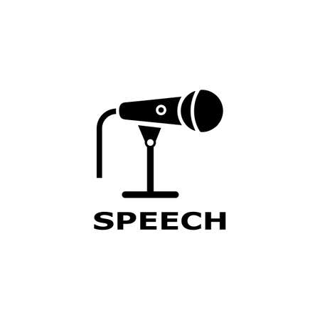 Microphone Icon vector Design Template illustrationのイラスト素材