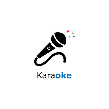 Microphone Icon vector Design Template illustrationのイラスト素材