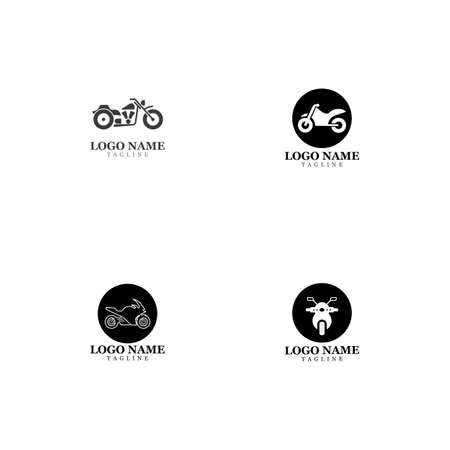 Motorcycle Logo Icon Vector Illustration Design Templateのイラスト素材