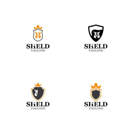 Shield Icon Vector illustration designのイラスト素材