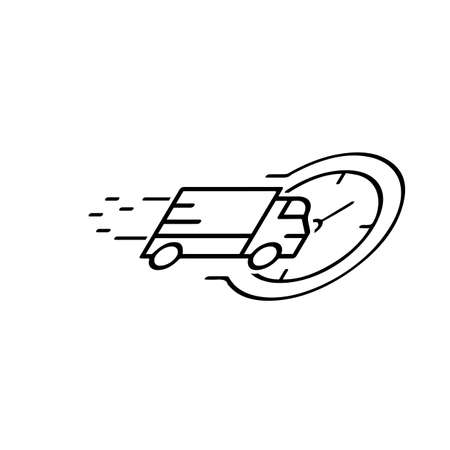 Shipping fast delivery  icon vector design template illustrationのイラスト素材