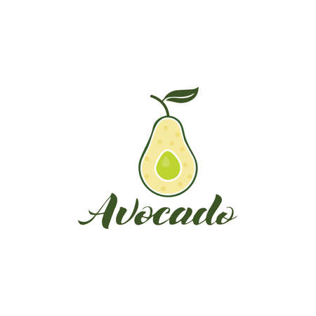 Avocado vector icon illustration design templateのイラスト素材