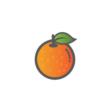 Orange design Vector icon illustration designのイラスト素材