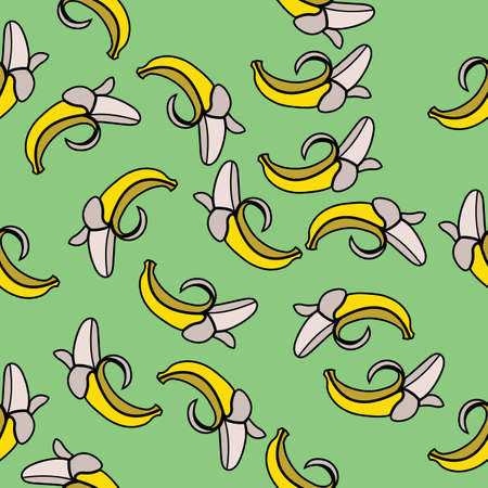 Banana Template vector illustration Designのイラスト素材