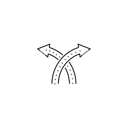 Arrow vector illustration icon Logo Template designのイラスト素材