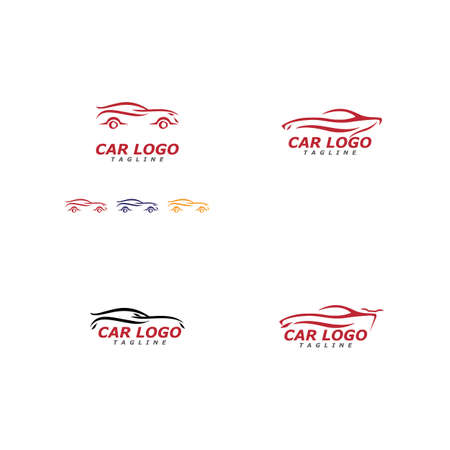 Auto car Logo Template vector illustration icon designのイラスト素材