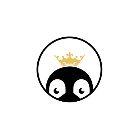 penguin template vector icon illustrationのイラスト素材