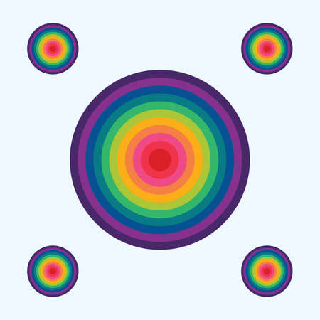 Abstrack beauty  Rainbow  Background  vector illustration designのイラスト素材
