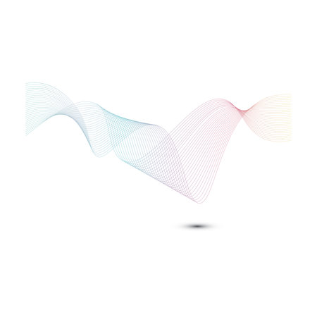 Sound waves vector illustration design templateのイラスト素材