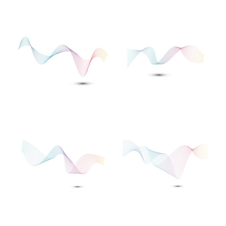 Sound waves vector illustration design templateのイラスト素材